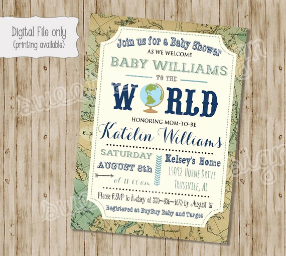 Baby Welcome Party Invitation Inspirational Wel E to the World Baby Shower Invitation Baby Boy or Baby