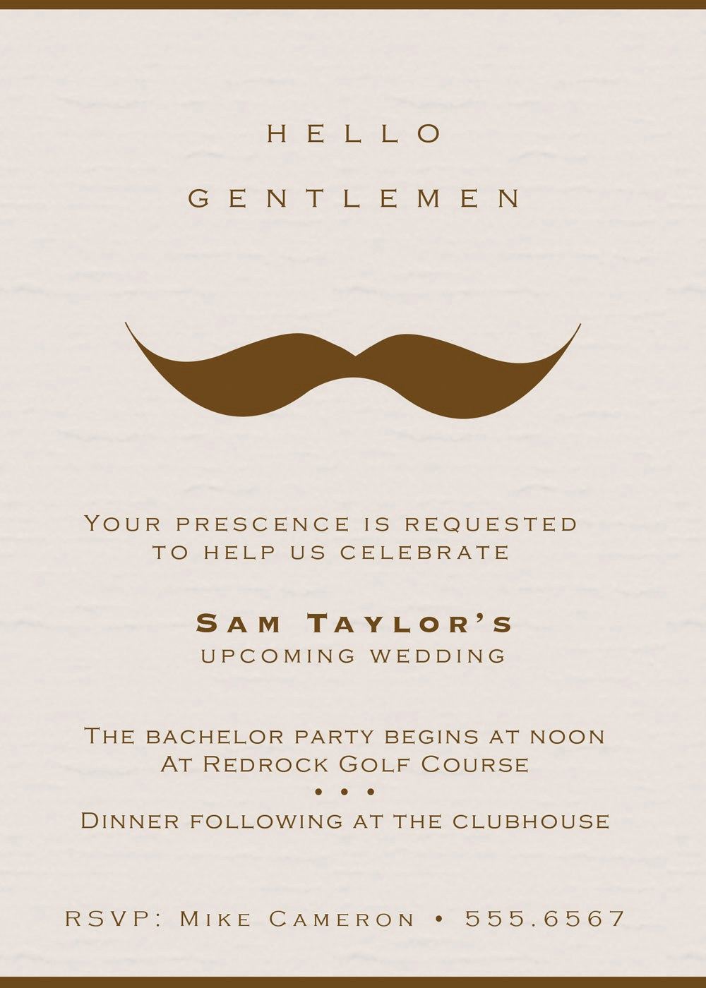 Bachelor Party Invitation Templates Awesome Bachelor Party