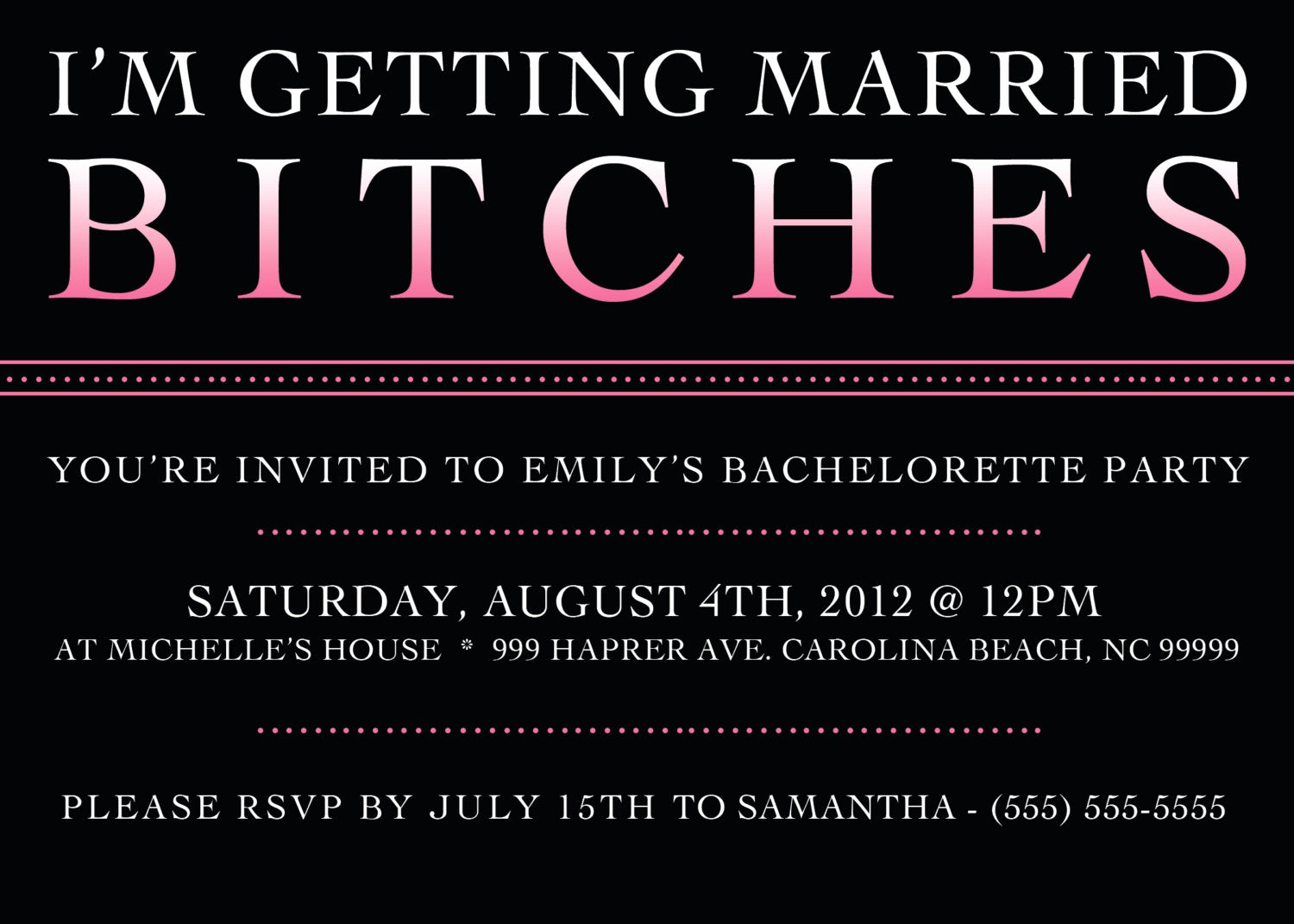 Bachelorette Party Invitation Templates Best Of Printable Bachelorette Party Invitation 5 X 7 Bachelorette