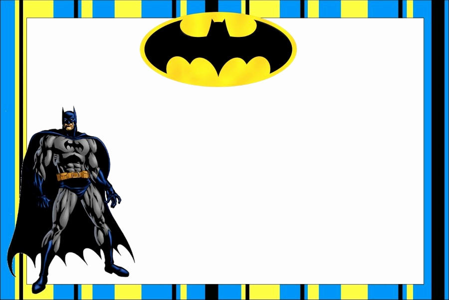 Batman Birthday Invitation Templates Best Of Batman Free Printable Invitation Templates
