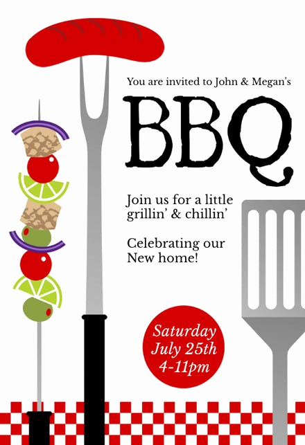 Bbq Invitation Template Word Luxury Bbq Party Invitation &amp; Flyer Templates Free