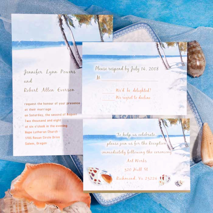 Beach Wedding Invitation Ideas Awesome Seal and Send Beach Wedding Invitations to Set the tone