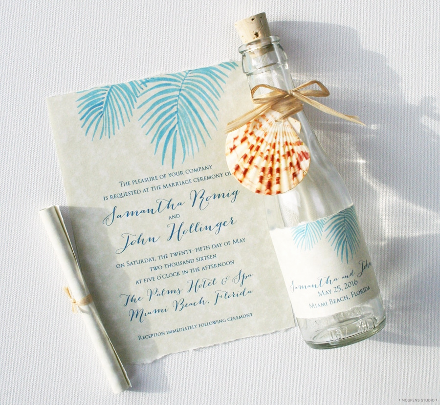 Beach Wedding Invitation Ideas Best Of 21 Bottle Beach Wedding Invitation Ideas