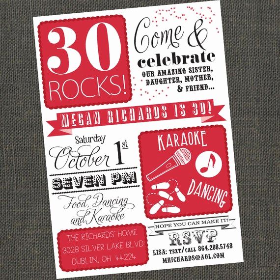 Birthday Invitation Wording for Adults Best Of Items Similar to 30 40 50 Rocks Birthday Party