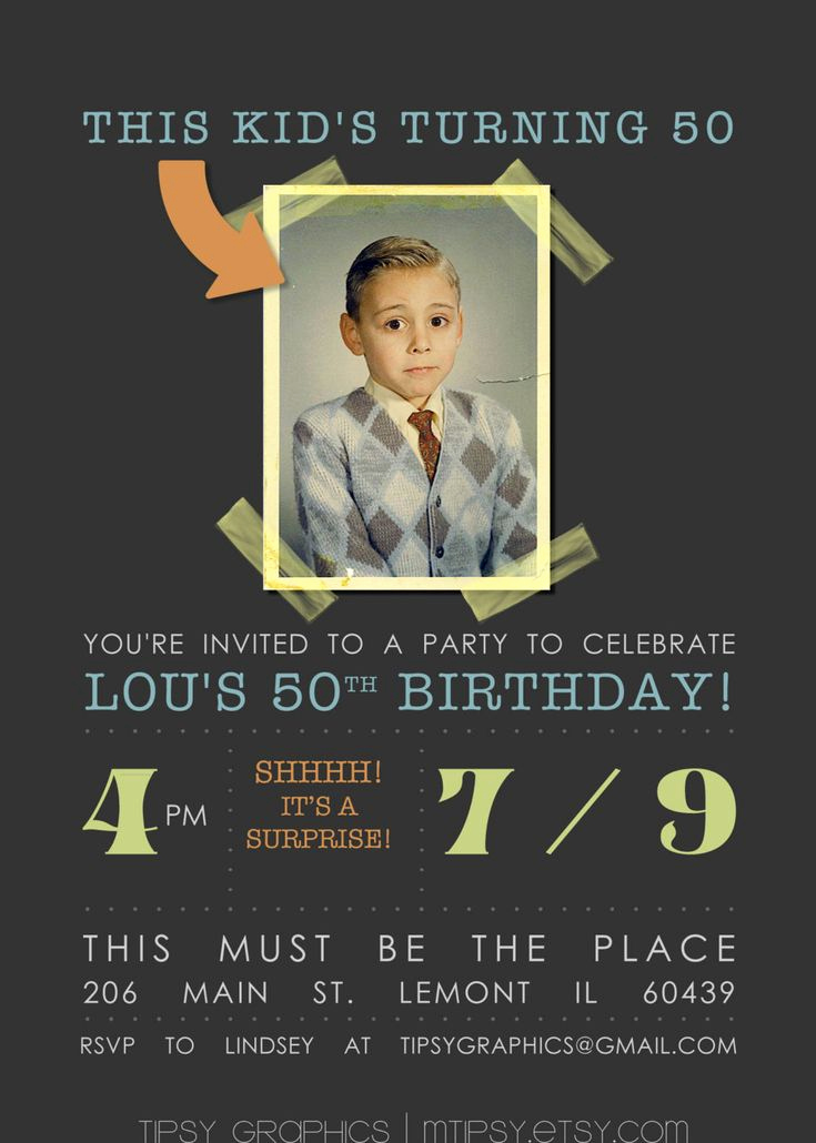 Birthday Party Invitation Ideas Awesome Milestone Surprise Birthday Party Invite This Kid S