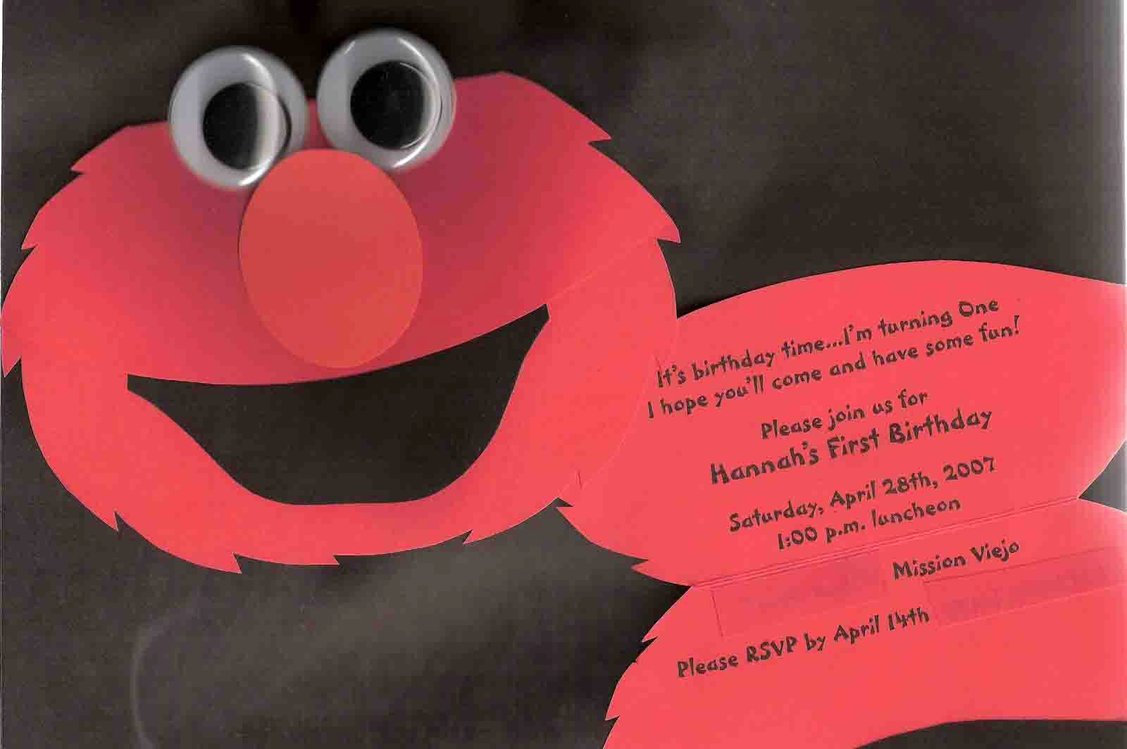 Birthday Party Invitation Ideas Best Of Elmo Birthday Party Ideas by A Professional Party Planner