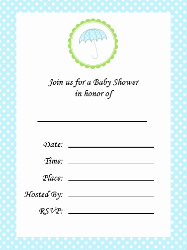 Blank Baby Shower Invitation Template Unique Blank Baby Shower Invitations