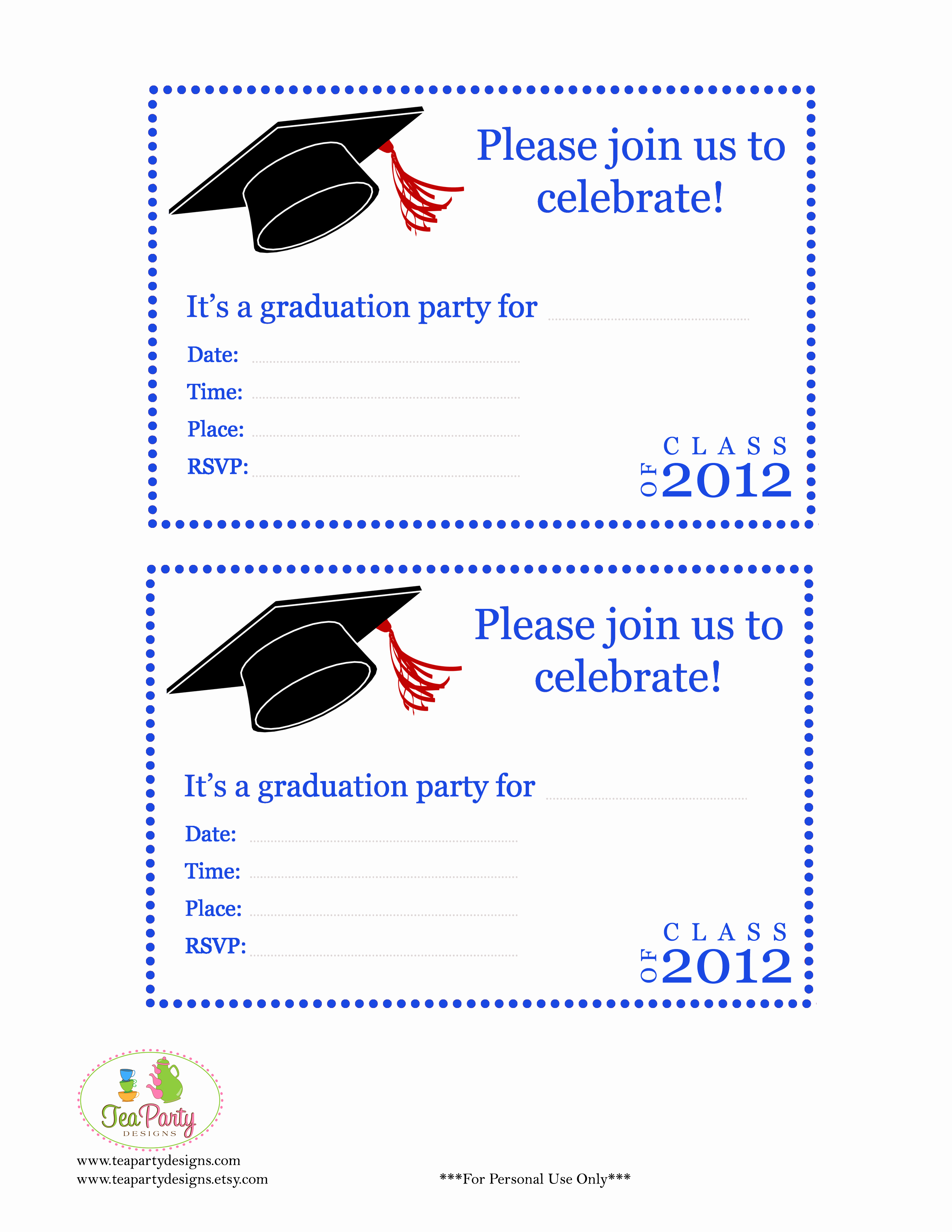 Blank Graduation Invitation Templates Unique Free Preschool Graduation Invitations
