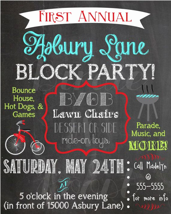 Block Party Invitation Ideas Awesome Best 25 Block Party Invites Ideas On Pinterest