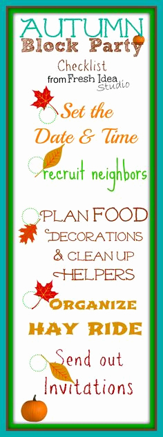 Block Party Invitation Template Inspirational 1000 Images About Neighborhood Fall Festival On Pinterest