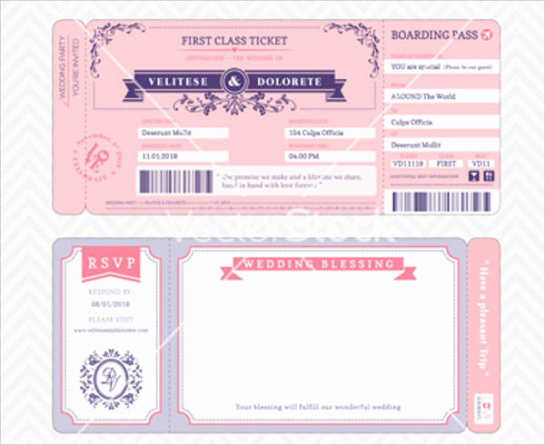 Boarding Pass Invitation Template Free Best Of 30 Free Invitation Template Download