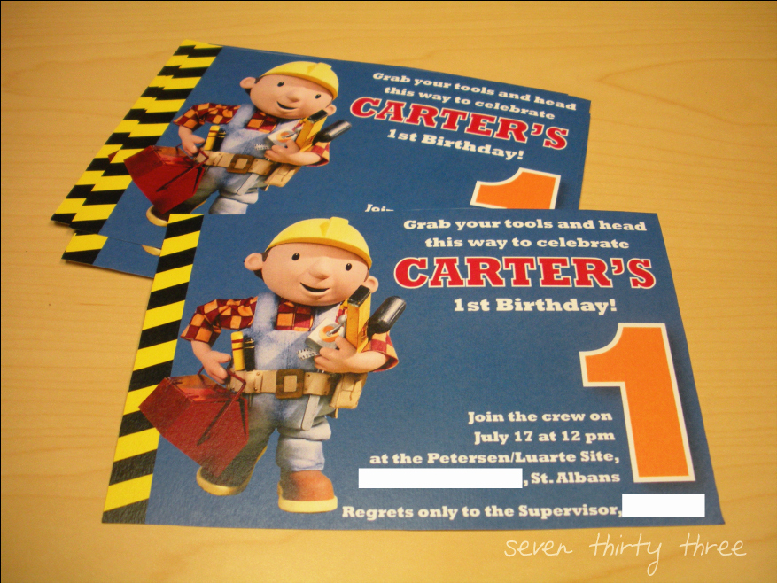 Bob the Builder Invitation Best Of Can We Do It Yes We Can Inspiration Made Simple