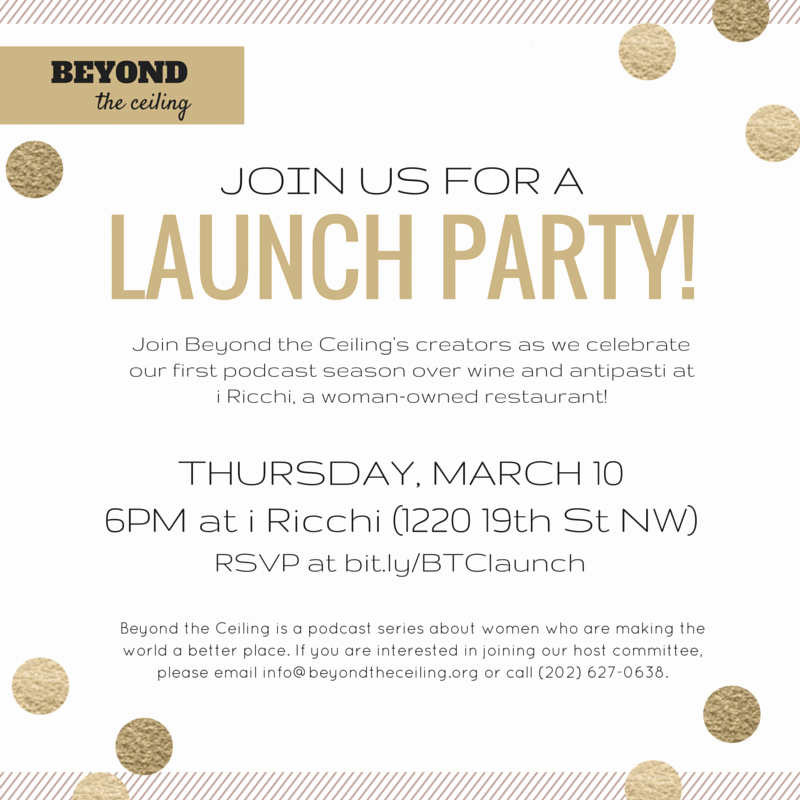 Book Launch Party Invitation Elegant Beyond the Ceiling Podcast Launch Party Tickets Thu Mar