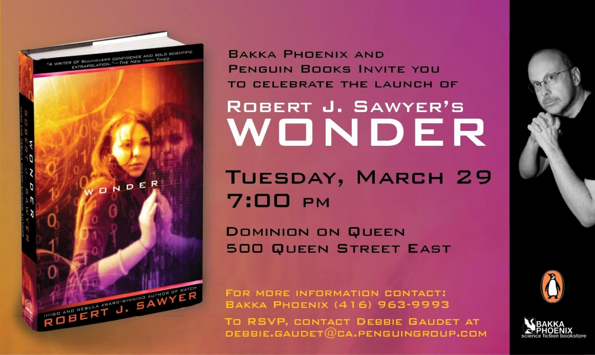 Book Launch Party Invitation Lovely Robert J Sawyer Blog Archive toronto Launch Party for