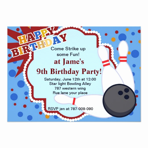 Bowling Party Invitation Template Free Best Of Bowling Birthday Party Invitation