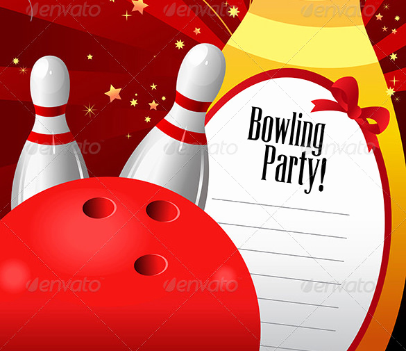Bowling Party Invitation Templates Lovely 24 Outstanding Bowling Invitation Templates &amp; Designs