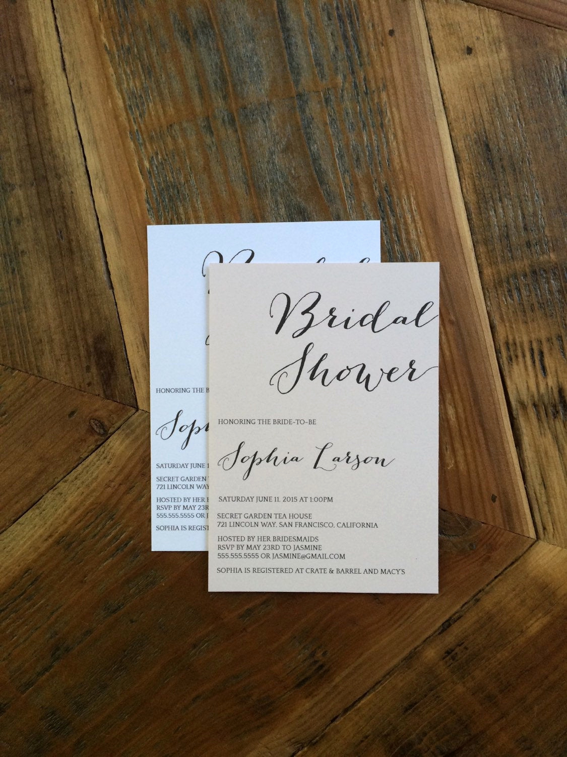Bridal Shower Invitation Fonts Luxury Simple Modern Calligraphy Style Font Bridal Shower Invitation