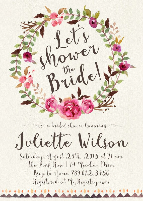 Bridal Shower Invitation Ideas Beautiful Best 25 Spring Bridal Showers Ideas On Pinterest
