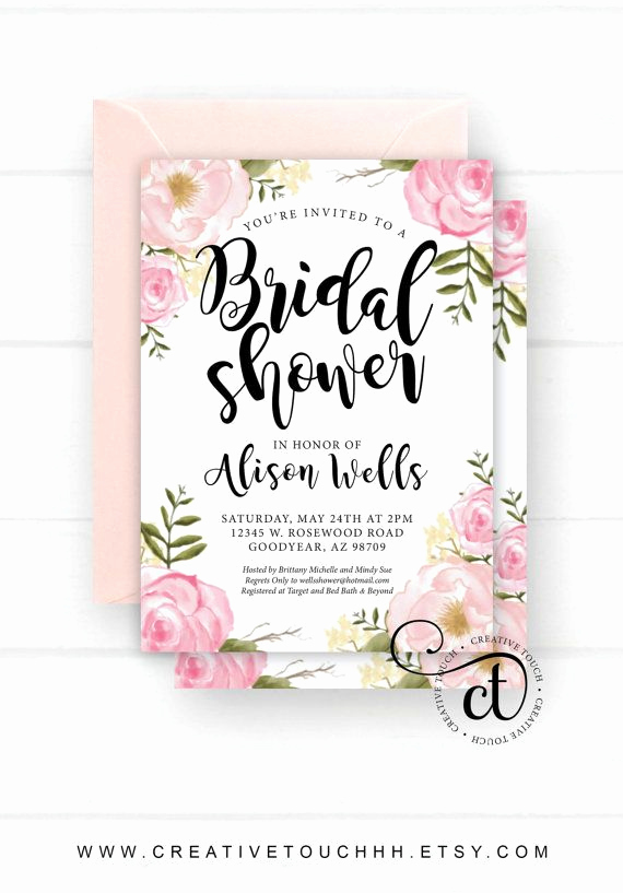 Bridal Shower Invitation Ideas Inspirational Best 20 Blush Bridal Showers Ideas On Pinterest
