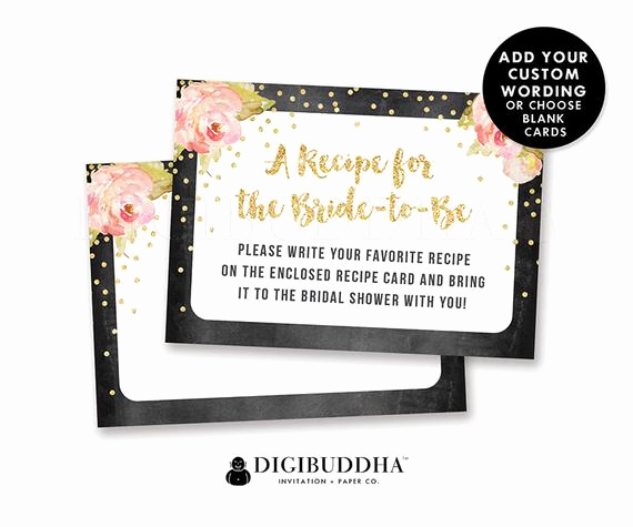Bridal Shower Invitation Inserts Beautiful Bridal Shower Insert Card Custom Invitation Enclosure Cards
