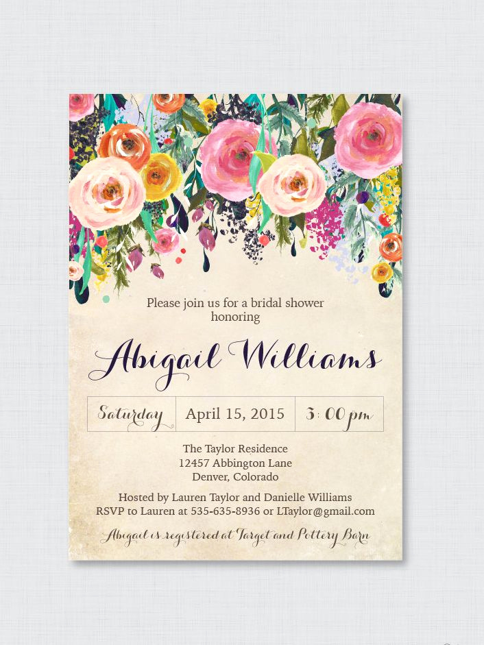 Bridal Shower Invitation Template Unique Printable Bridal Shower Invitations You Can Diy