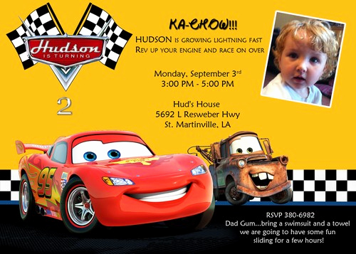 Cars Birthday Invitation Template Awesome Disney Cars Birthday Invitations Ideas – Bagvania Free