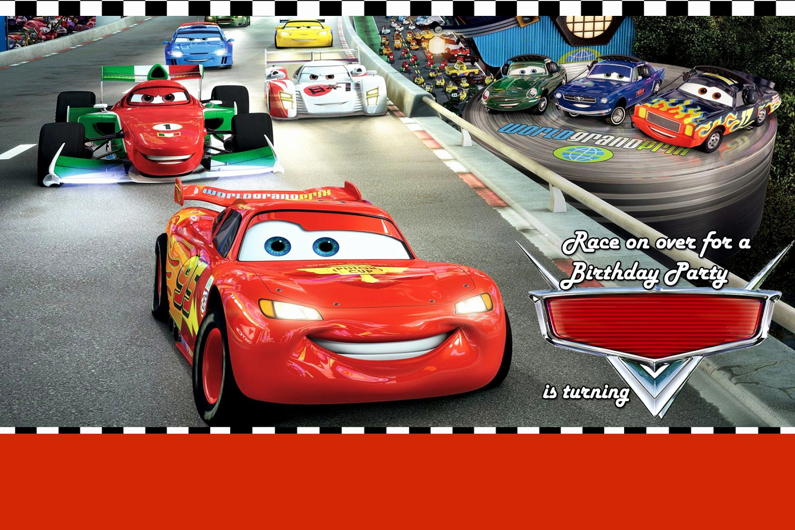 Cars Invitation Template Free Fresh Moms Kid Party Link Disney Cars Party Invitation