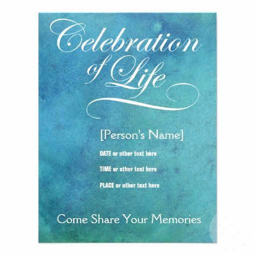 Celebration Of Life Invitation Ideas Awesome Elegant Celebration Of Life Memorial Invitation