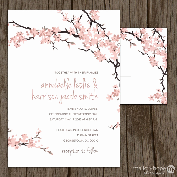 Cherry Blossom Wedding Invitation Beautiful 65 Best Audrey S 2nd Birthday Cherry Blossom Images On