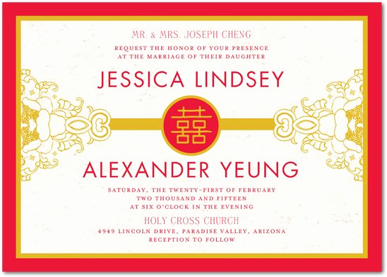 Chinese Wedding Invitation Template Fresh 1000 Ideas About Chinese Wedding Invitation On Pinterest