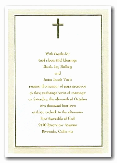 Christian Wedding Invitation Wording Lovely Christian Wedding Invitations Wording