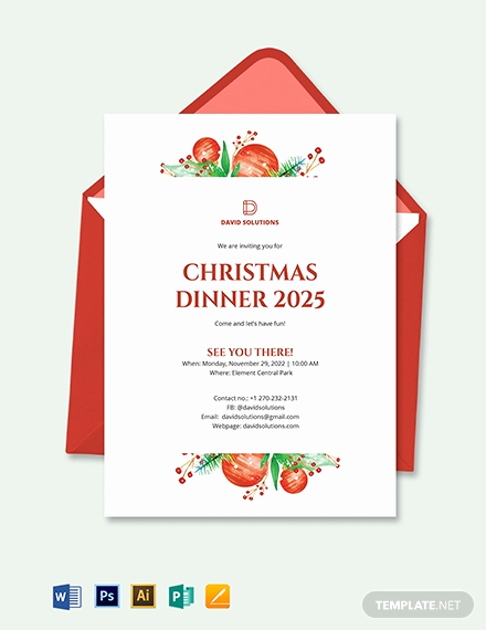 Christmas Dinner Invitation Template New Free Gala Dinner Night Invitation Template Download 651