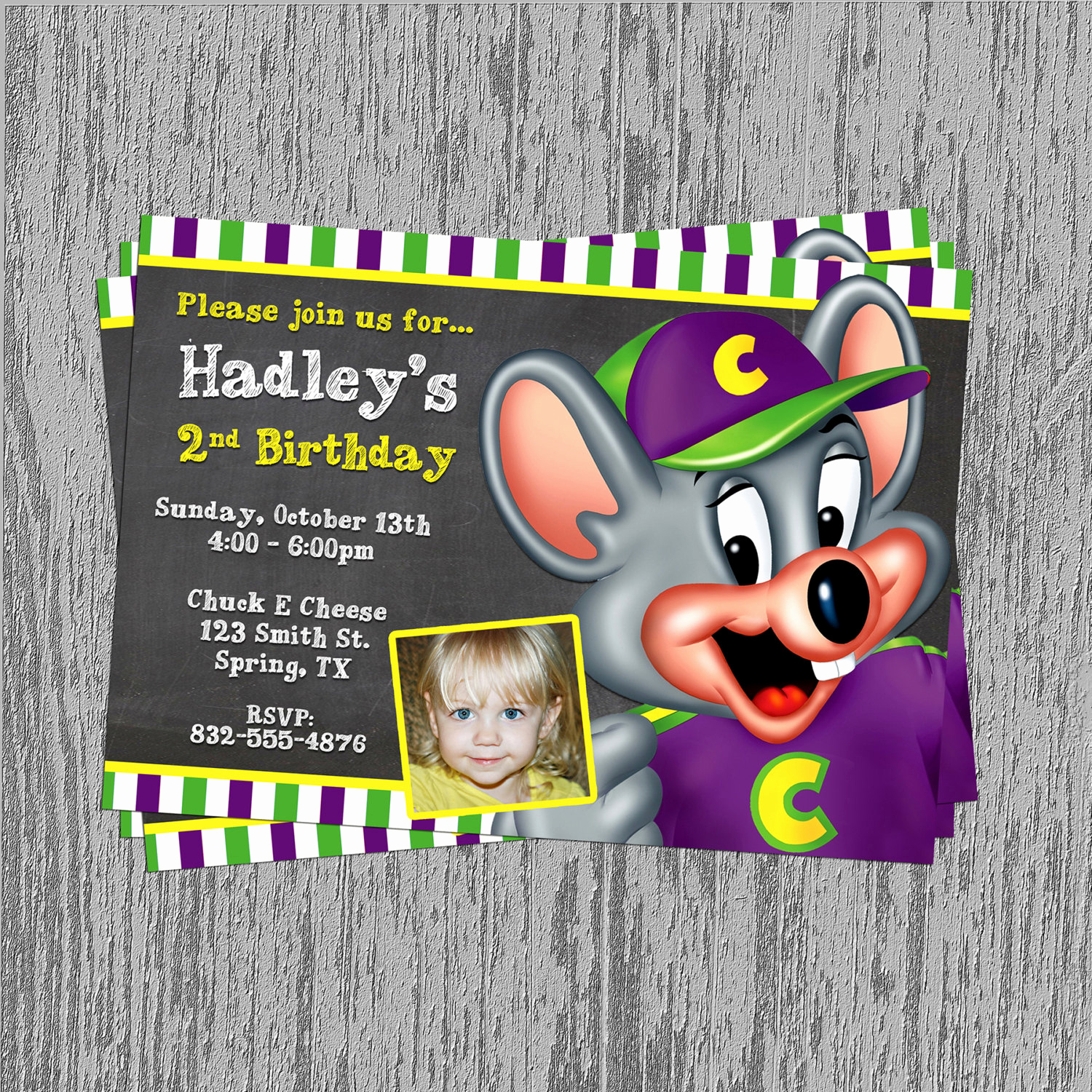 Chuck E Cheese Party Invitation Lovely Unavailable Listing On Etsy