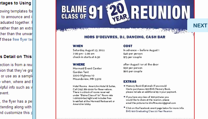 Class Reunion Invitation Templates Inspirational 5 High School Reunion Flyer Templates