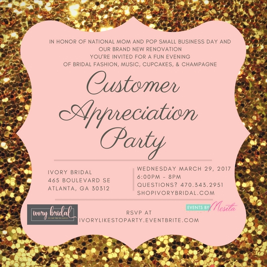 Client Appreciation event Invitation Beautiful Customer Appreciation Party Regrand Opening Tickets Wed