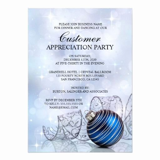 Client Appreciation event Invitation Beautiful Holiday Customer Appreciation Party Invitations