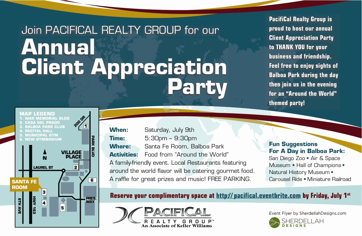Client Appreciation event Invitation Lovely Pacifical Realty Group Client Appreciation Party Tickets