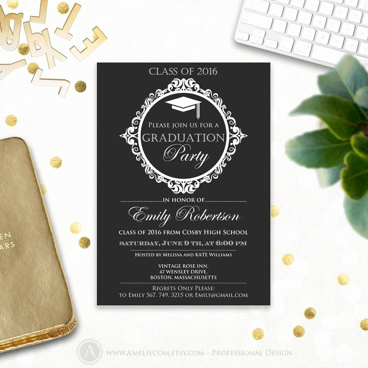 College Grad Party Invitation Beautiful Best 25 College Graduation Announcements Ideas On