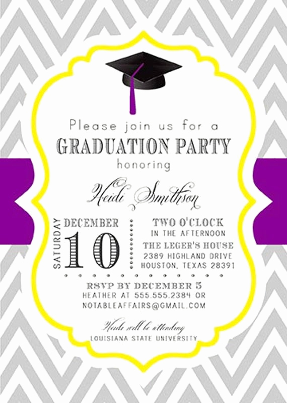 College Graduation Party Invitation Wording Best Of Graduation Party Senior College Graduation by Notableaffairs