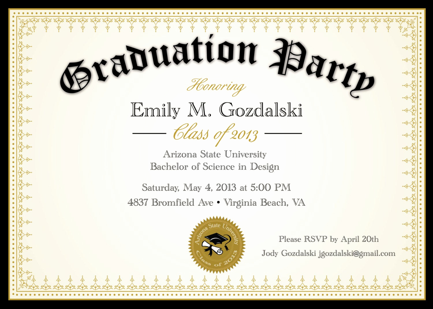 College Graduation Party Invitation Wording Fresh Diploma Graduation Party Invitations Grad by Announceitfavors