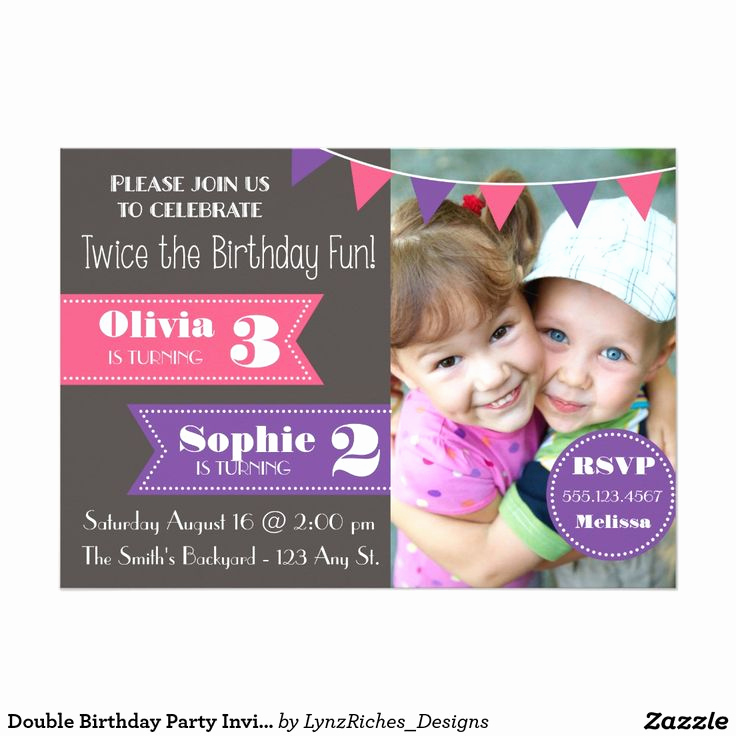 Combined Birthday Party Invitation Wording Inspirational 25 Best Ideas About Joint Birthday Parties On Pinterest