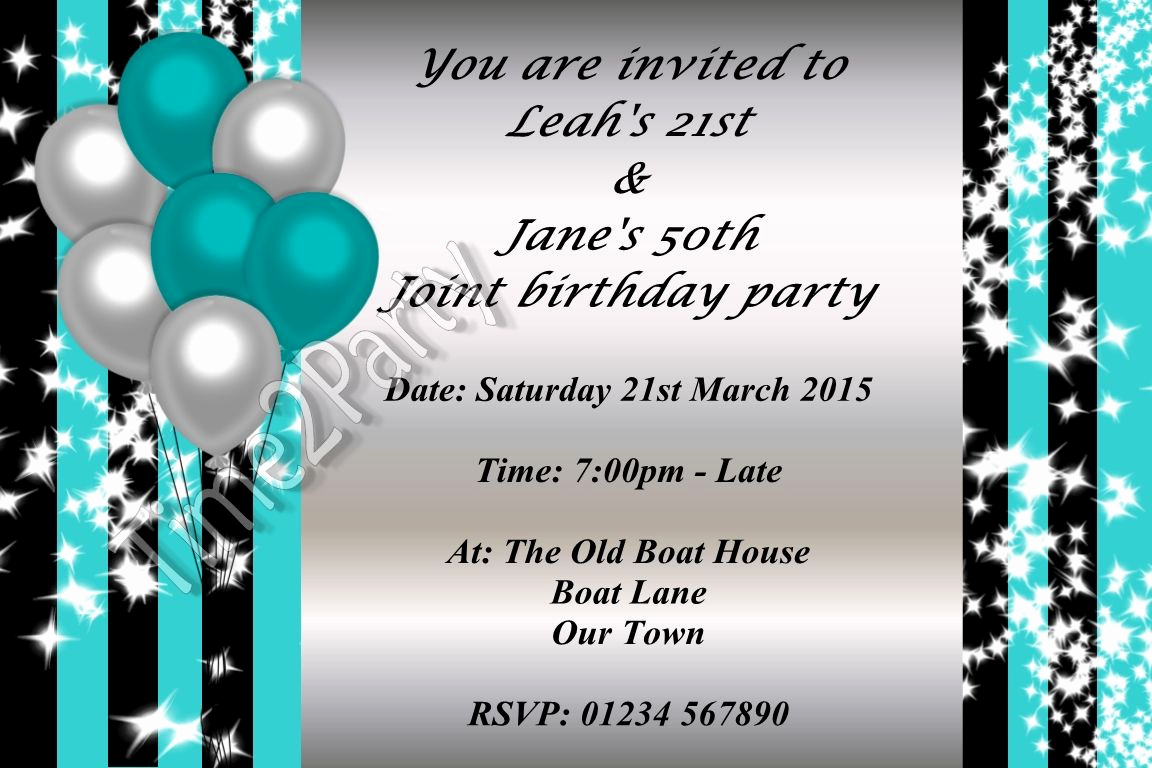 Combined Birthday Party Invitation Wording Luxury Joint Birthday Party Invitation Wording for Adults