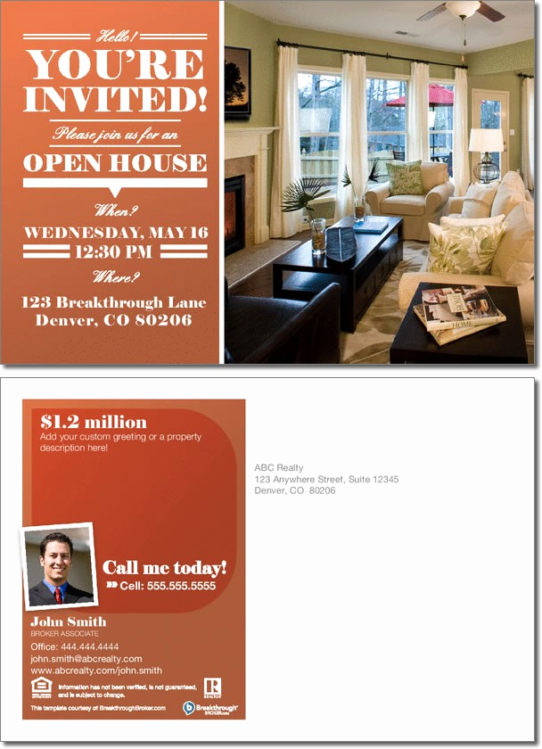 Company Open House Invitation Luxury Open House Invitation Postcard