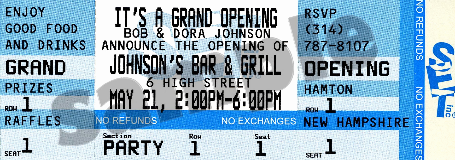 Concert Ticket Invitation Template Awesome Ticket Birthday Party Invitations