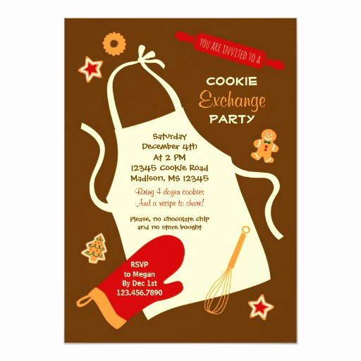 Cookie Exchange Invitation Wording Beautiful Christmas Cookie Exchange Party Invitation