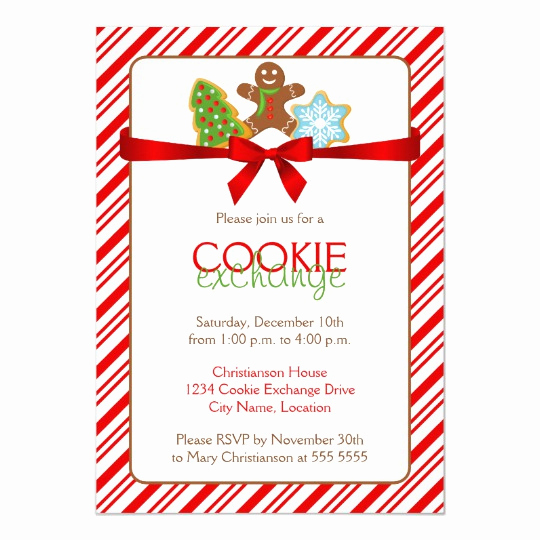 Cookie Exchange Invitation Wording Lovely Cookie Exchange Party Invitation