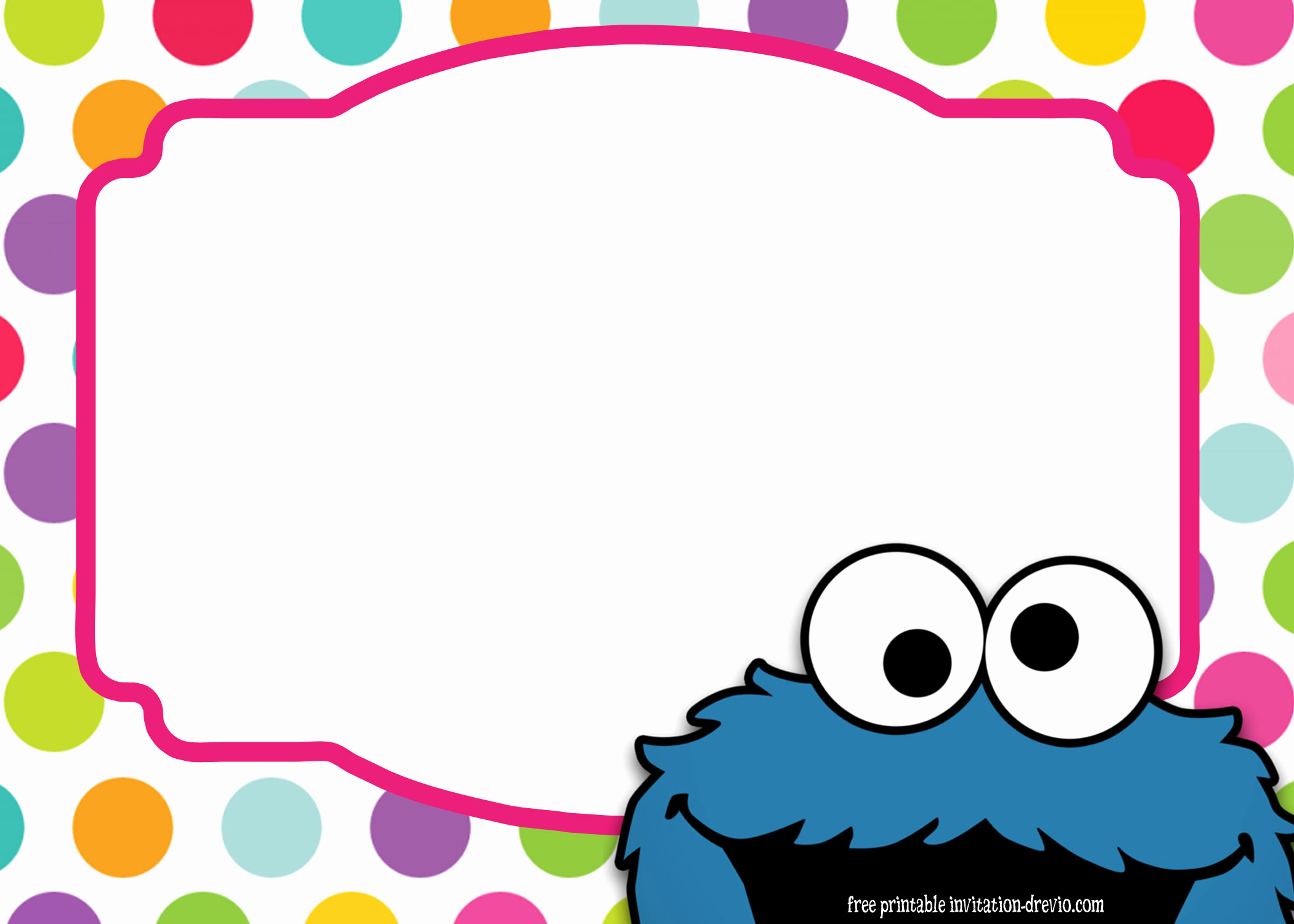 Cookie Monster Invitation Template Luxury Sesame Street Twin Birthday Invitation Template