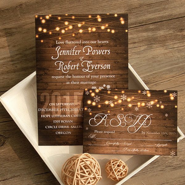 Country Wedding Invitation Ideas Best Of Cheap Rustic Wooden String Light Mason Jar Fall Wedding