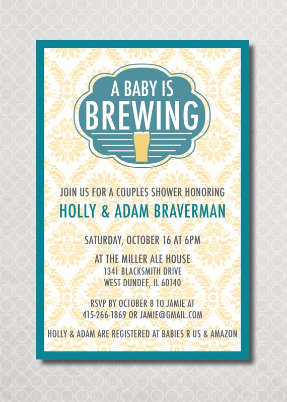 Couple Baby Shower Invitation Awesome Items Similar to Couples Baby Shower Invitation Baby is
