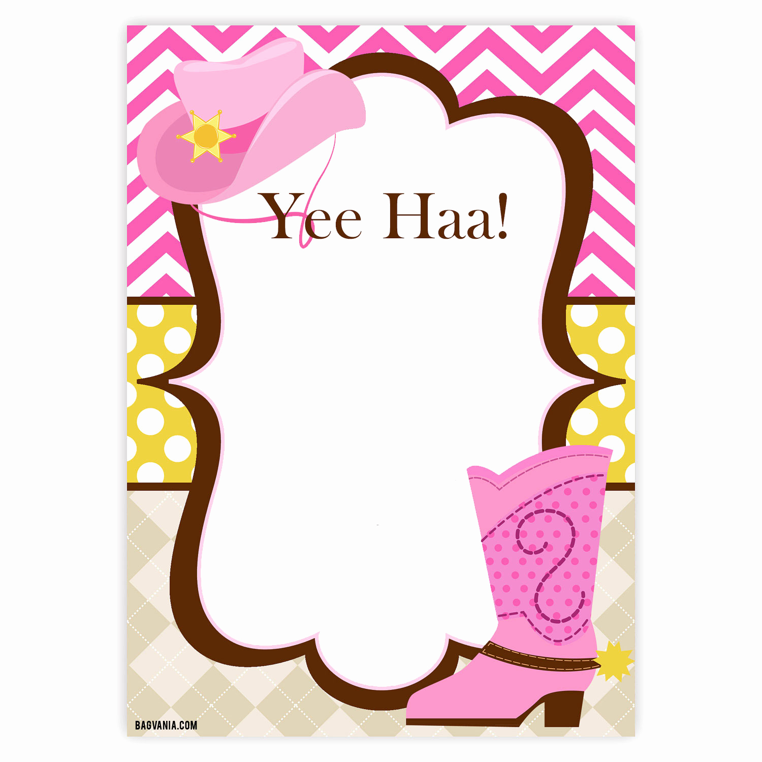 Cowgirl Invitation Template Free Lovely Free Printable Birthday Invitations Line – Free